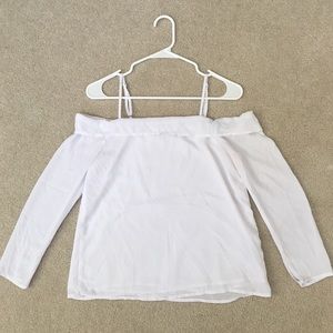 Cotton On White Off-the-shoulder Blouse